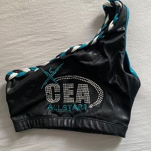 CHEER EXTREME ONE SHOULDER SPORTS BRA